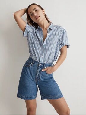 Madewell Slim Central Shirt in Stripe